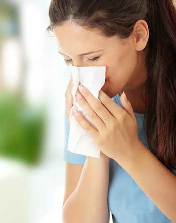 Woman With Allergies
